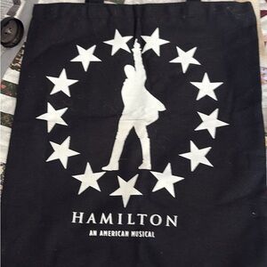 Black Hamilton Tote Bag